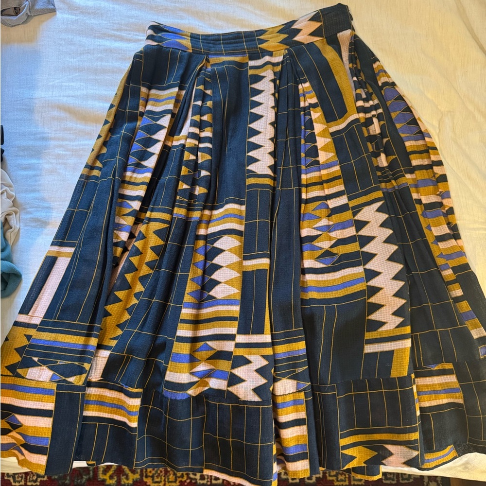The Odell’s Geometric Pattern A-line Skirt for Anthropologie in XSP - Picture 3 of 10